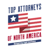 A logo for top attorneys of north america