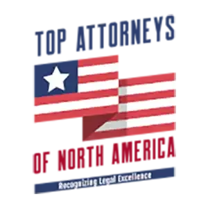 A logo for top attorneys of north america
