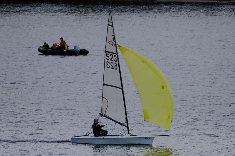A sailboat with the number 524 on the sail