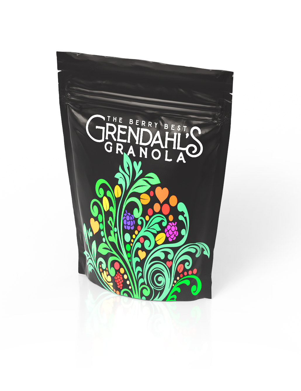 Packaging design for granola  using a U-Line food pack