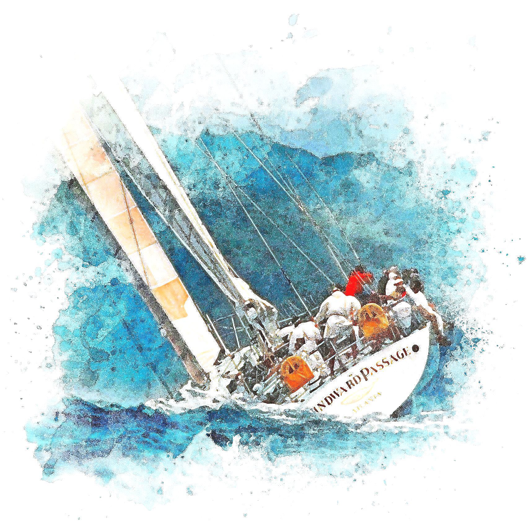 watercolor image of a sailboat