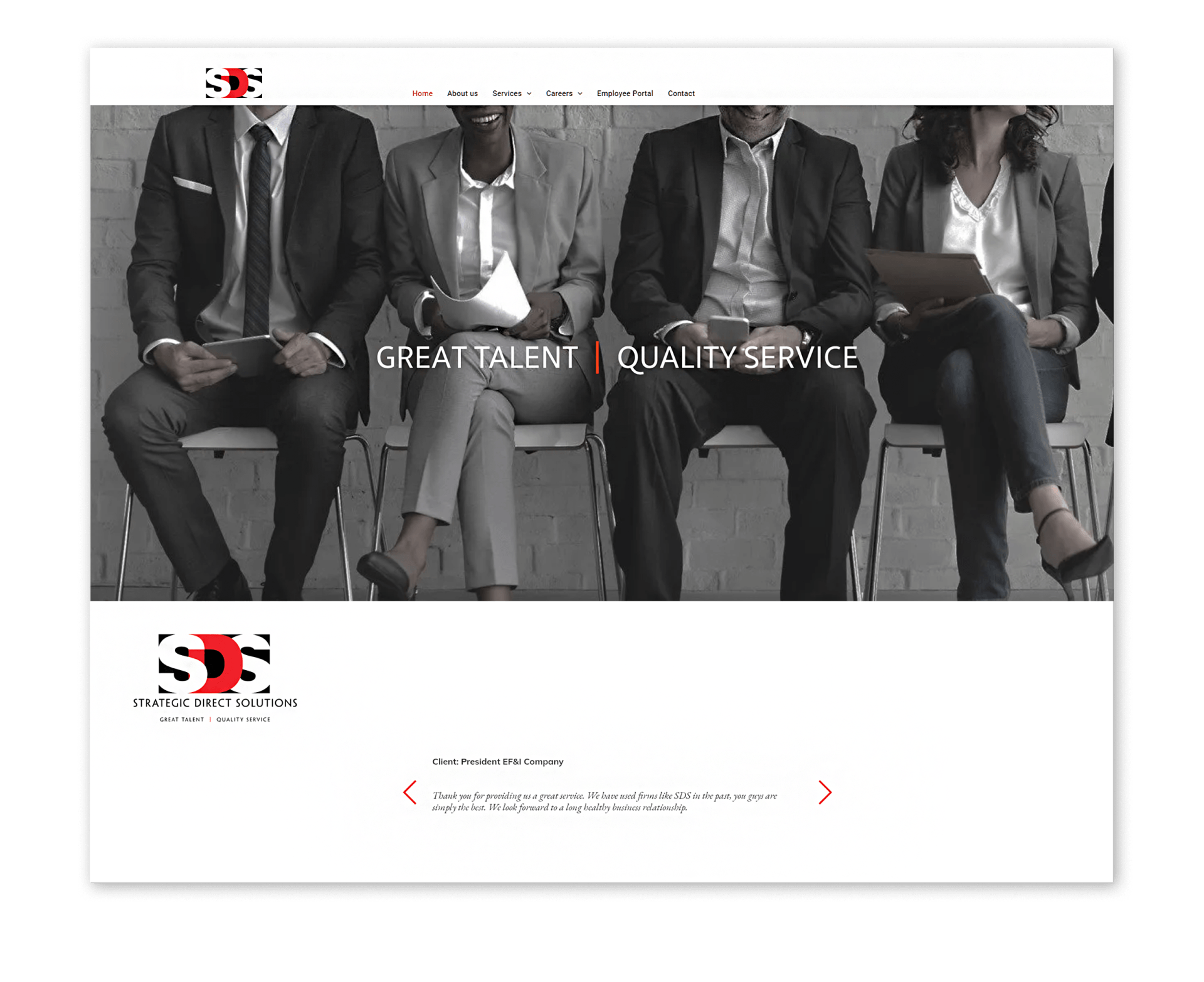 website image for strategic direct solutions