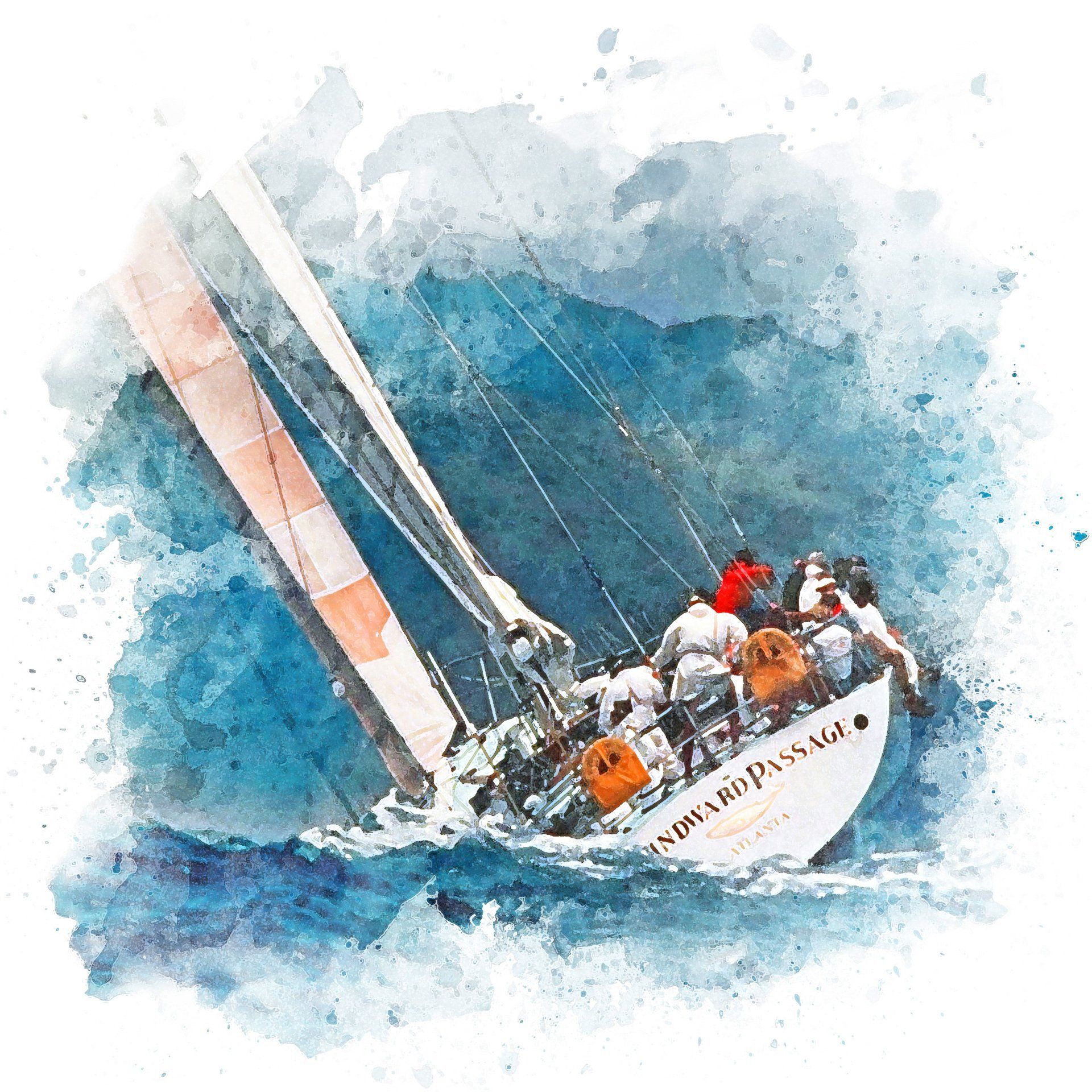 watercolor image of a sailboat