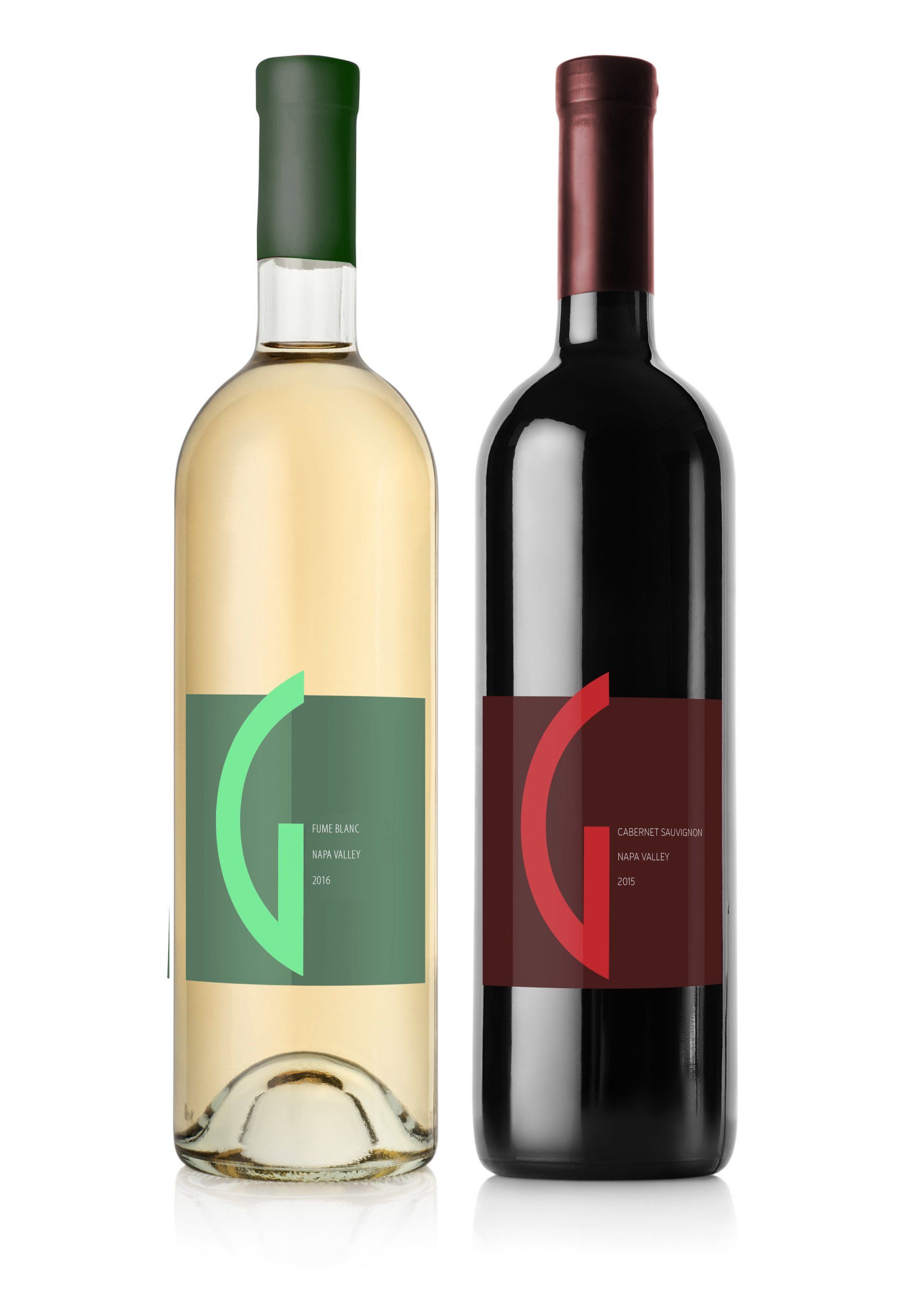 label designs for a wine company