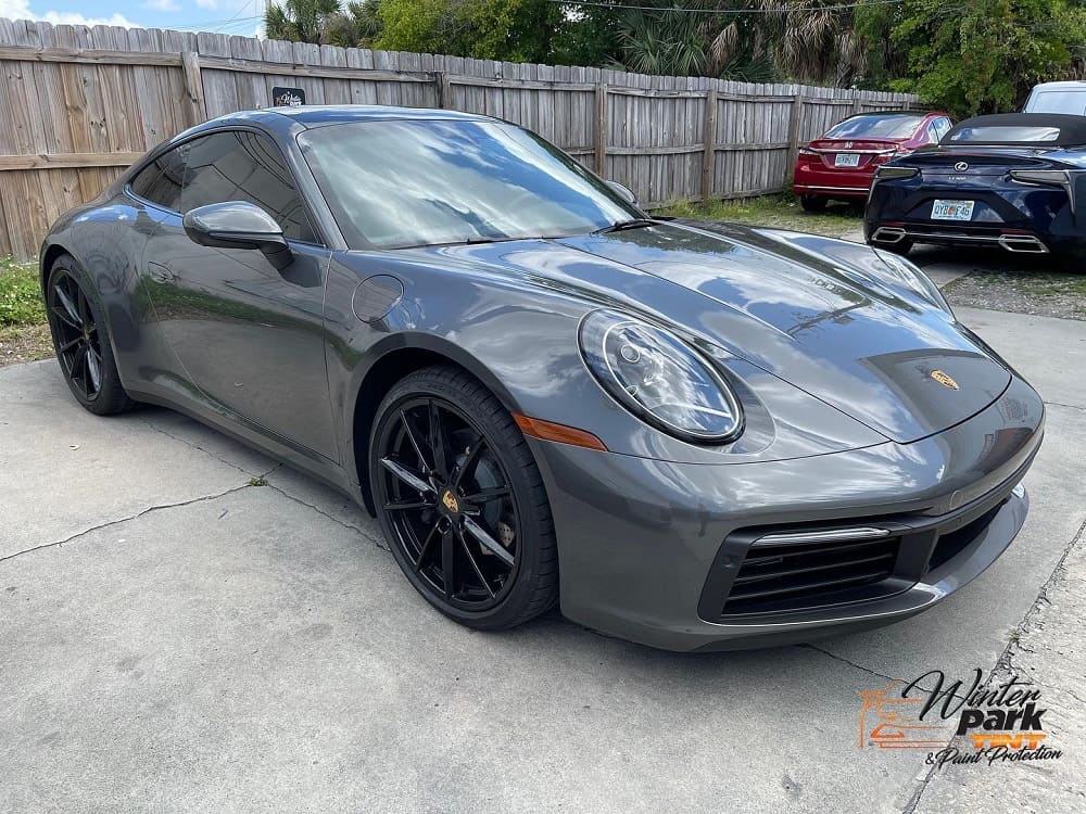 BMW tinted with clear window film