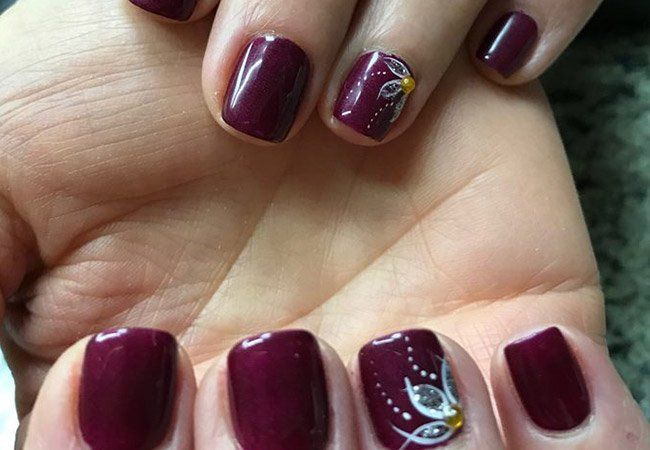 Good Nail Salon Harrisburg — Purple Polished Nails in Paxtonia, PA