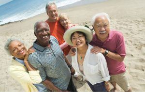 Senior Friends At Beach — Peoria, IL — The Insurance Office