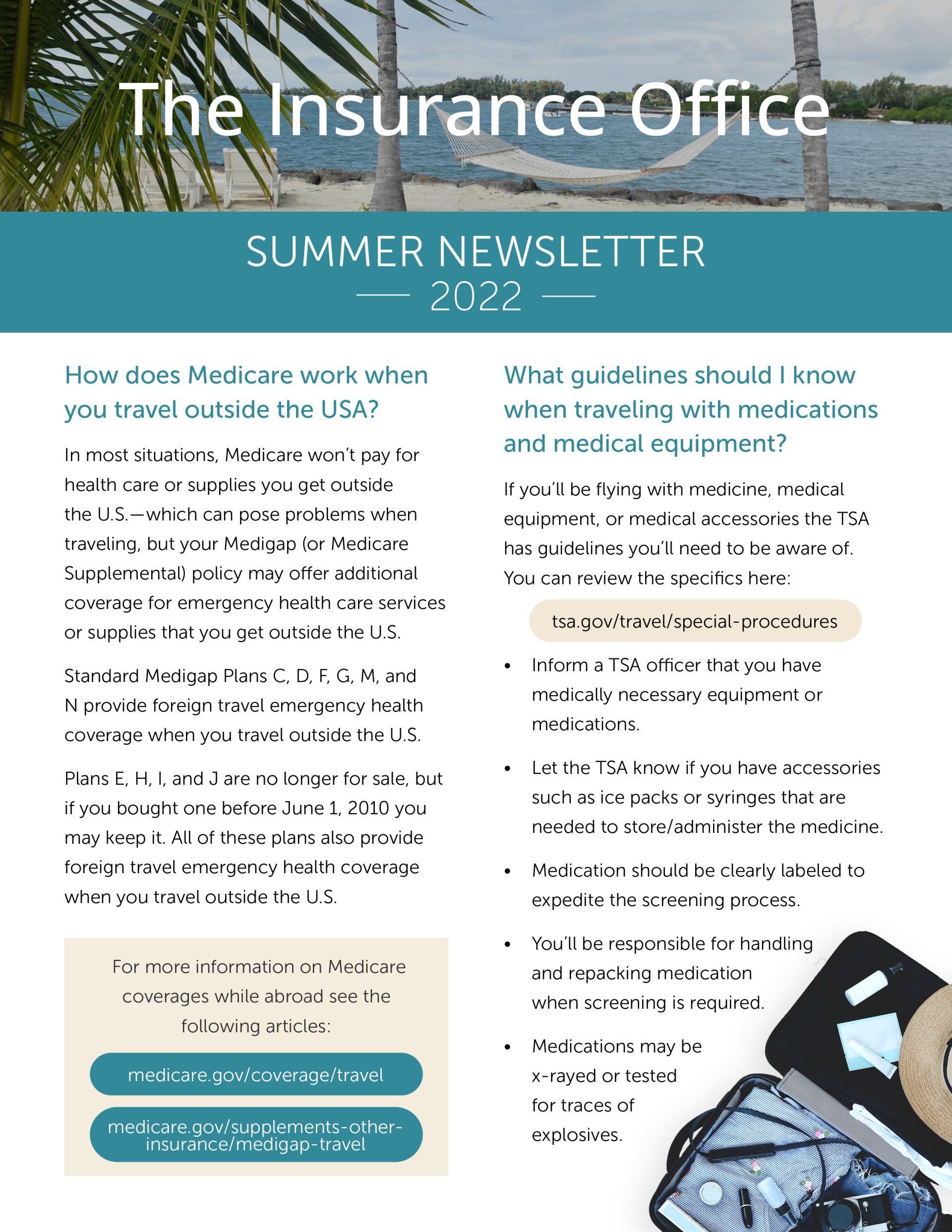 The Insurance Office Summer Newsletter