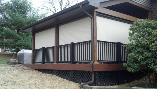 Deck With Closed Awnings — Charlotte, NC — We Got You Covered Outdoor