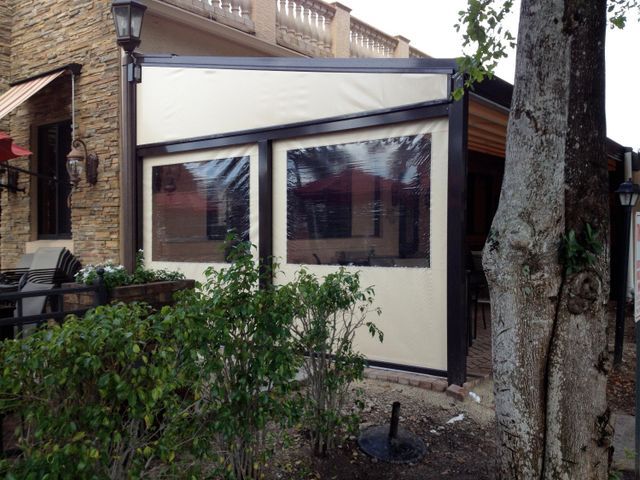 Installed Closed Retractable Awning — Charlotte, NC — We Got You Covered Outdoor