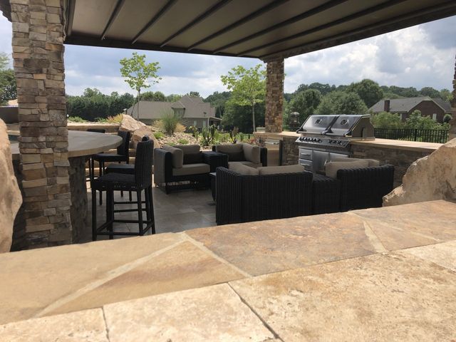 Elegant Yard with Retractable Awning — Charlotte, NC — We Got You Covered Outdoor