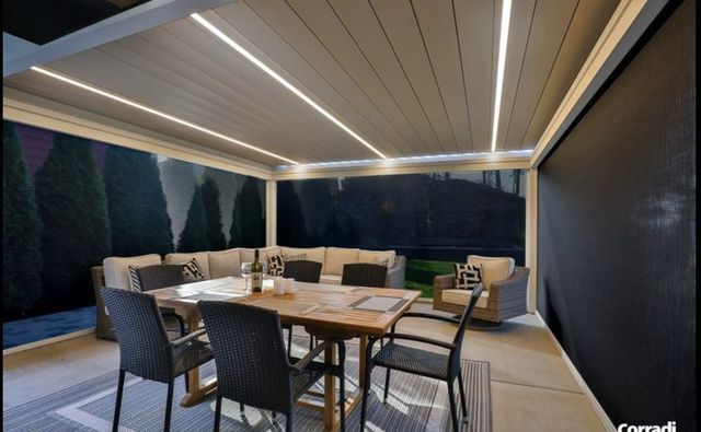 Closed Deck At Night — Charlotte, NC — We Got You Covered Outdoor