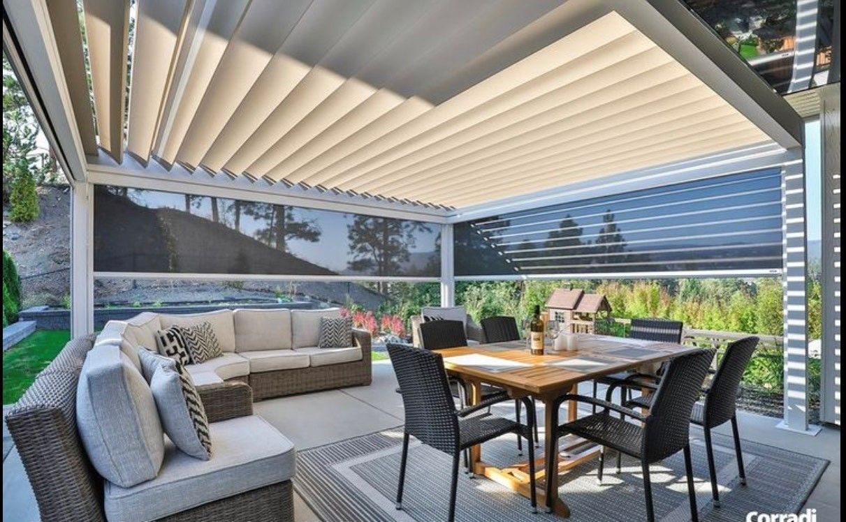 Home Deck with White Awning — Charlotte, NC — We Got You Covered Outdoor