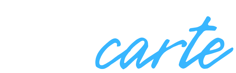 Ala carte. courier service logo; text