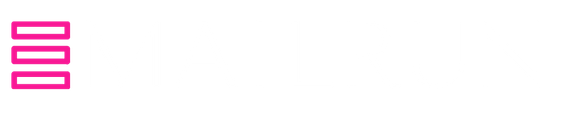 Three stacked pink horizontal bars on a white background.