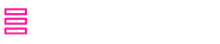Three horizontal rectangles, stacked vertically, colored pink, left-aligned.