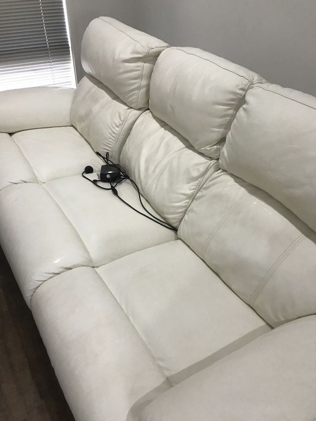 Clean Front of Sofa — Townsville, QLD — Bethel Carpet Cleaning