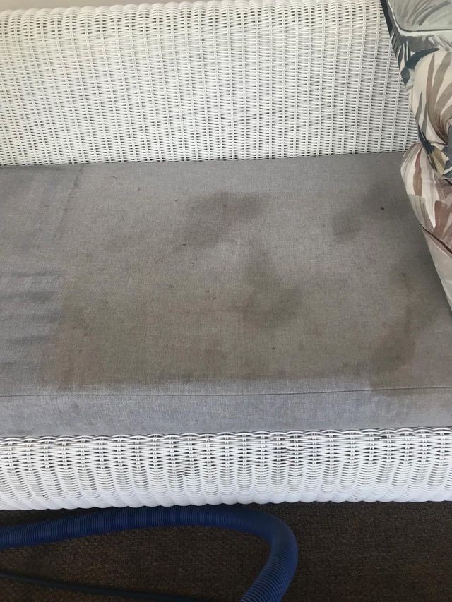 Sofa with Stains — Townsville, QLD — Bethel Carpet Cleaning