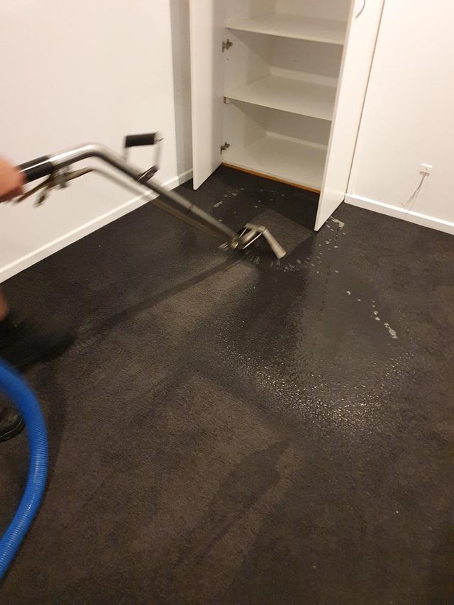 Room Water Draining — Townsville, QLD — Bethel Carpet Cleaning