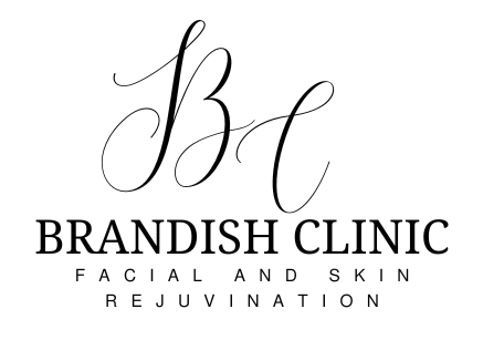 A logo for brandish clinic facial and skin rejuvenation