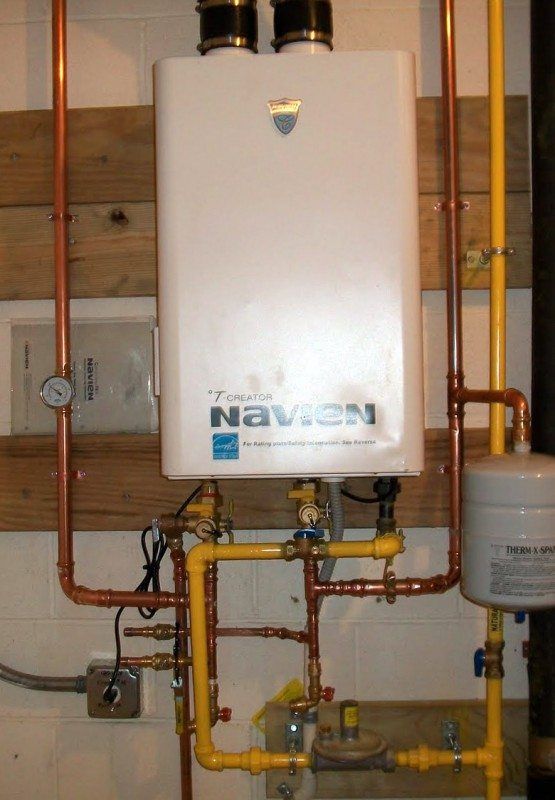 Tankless hot water heaters offer unlimited hot water 