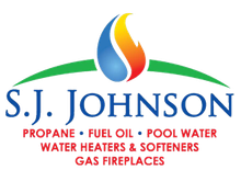 SJ Johnson Inc Logo, Logo for local fuel oil propane company