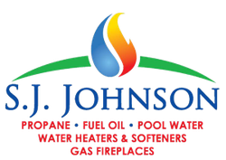 SJ Johnson Inc Logo, Logo for local fuel oil propane company