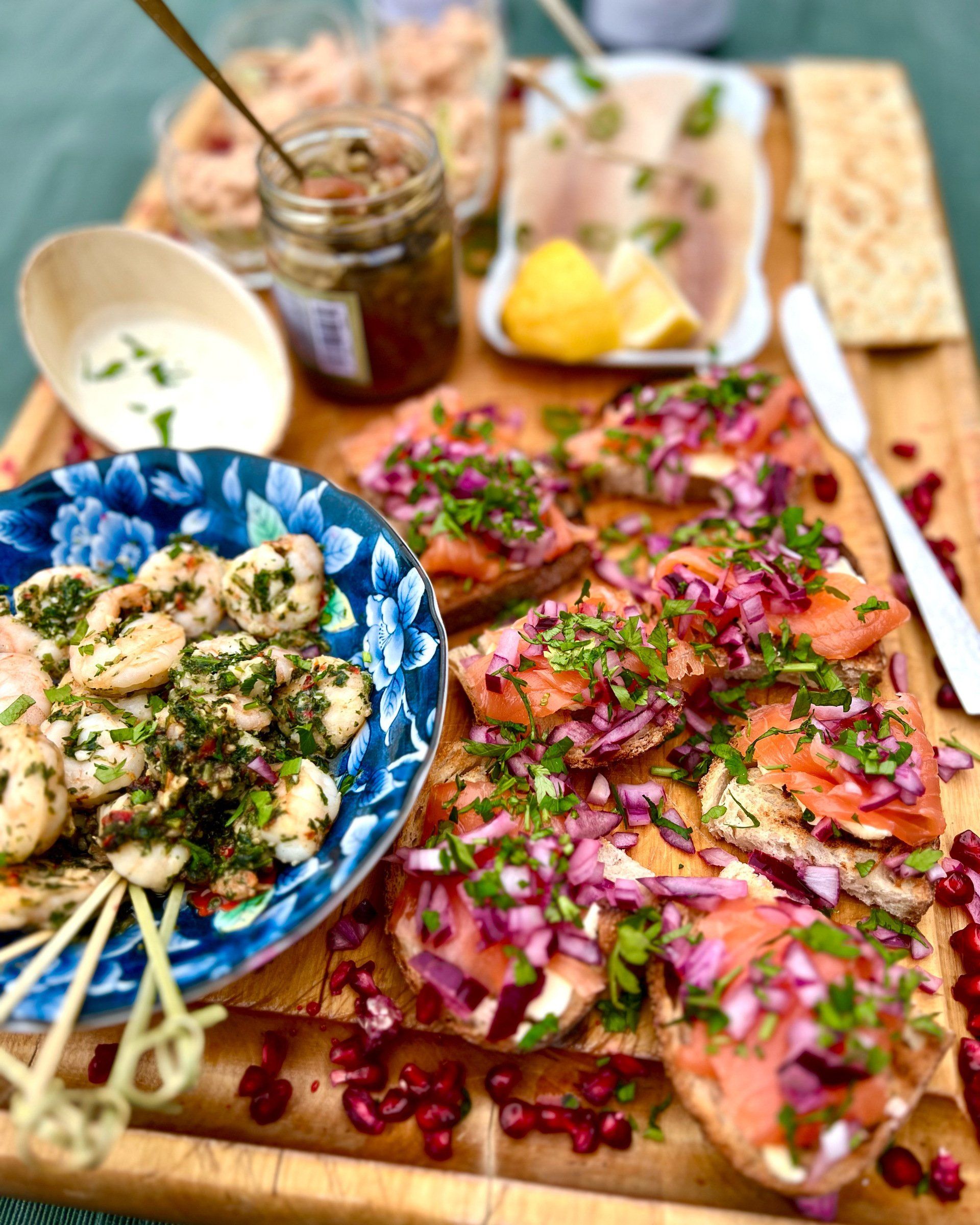 eteneteneten fishy borrelplank