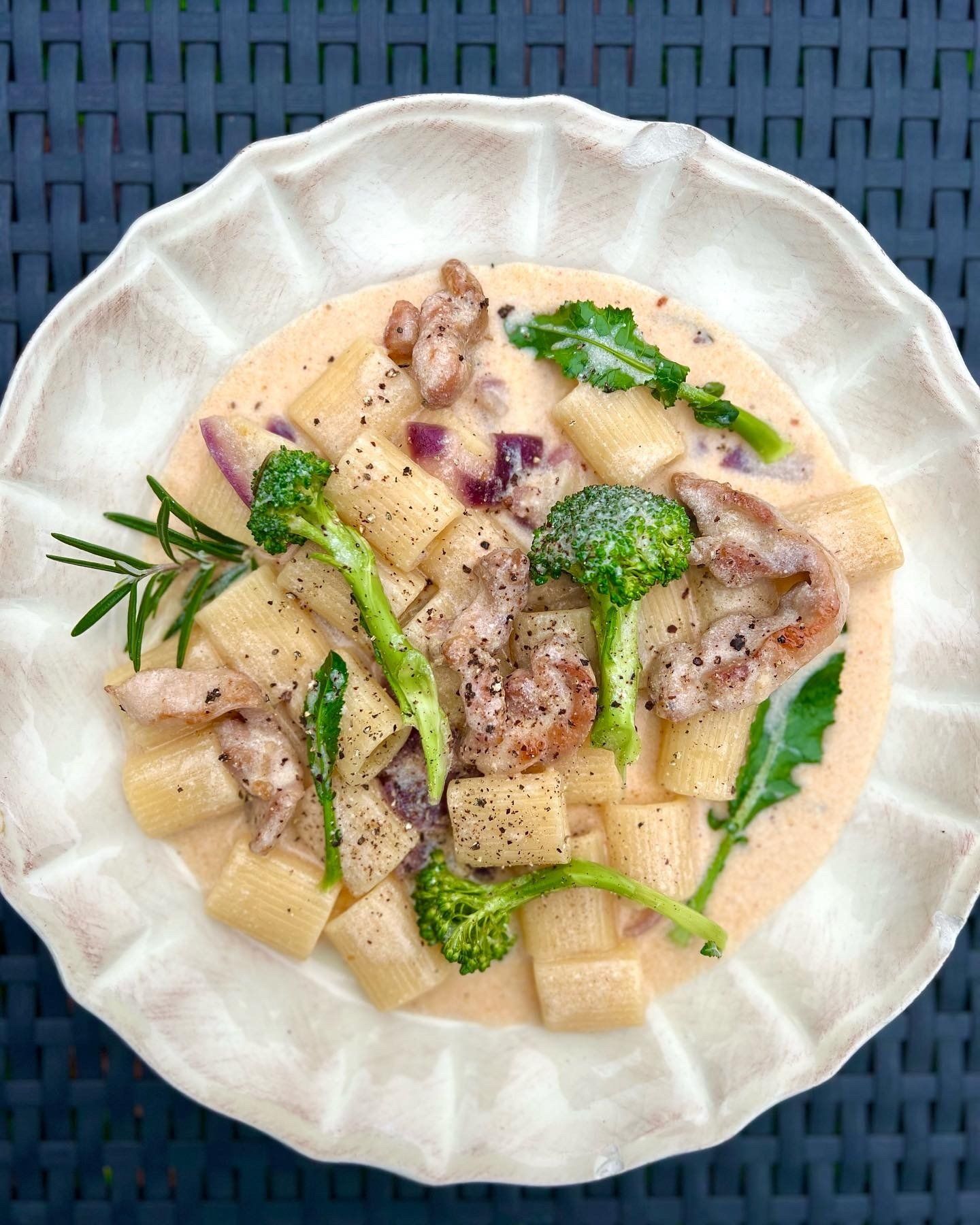 eteneteneten kip rigatoni broccoli