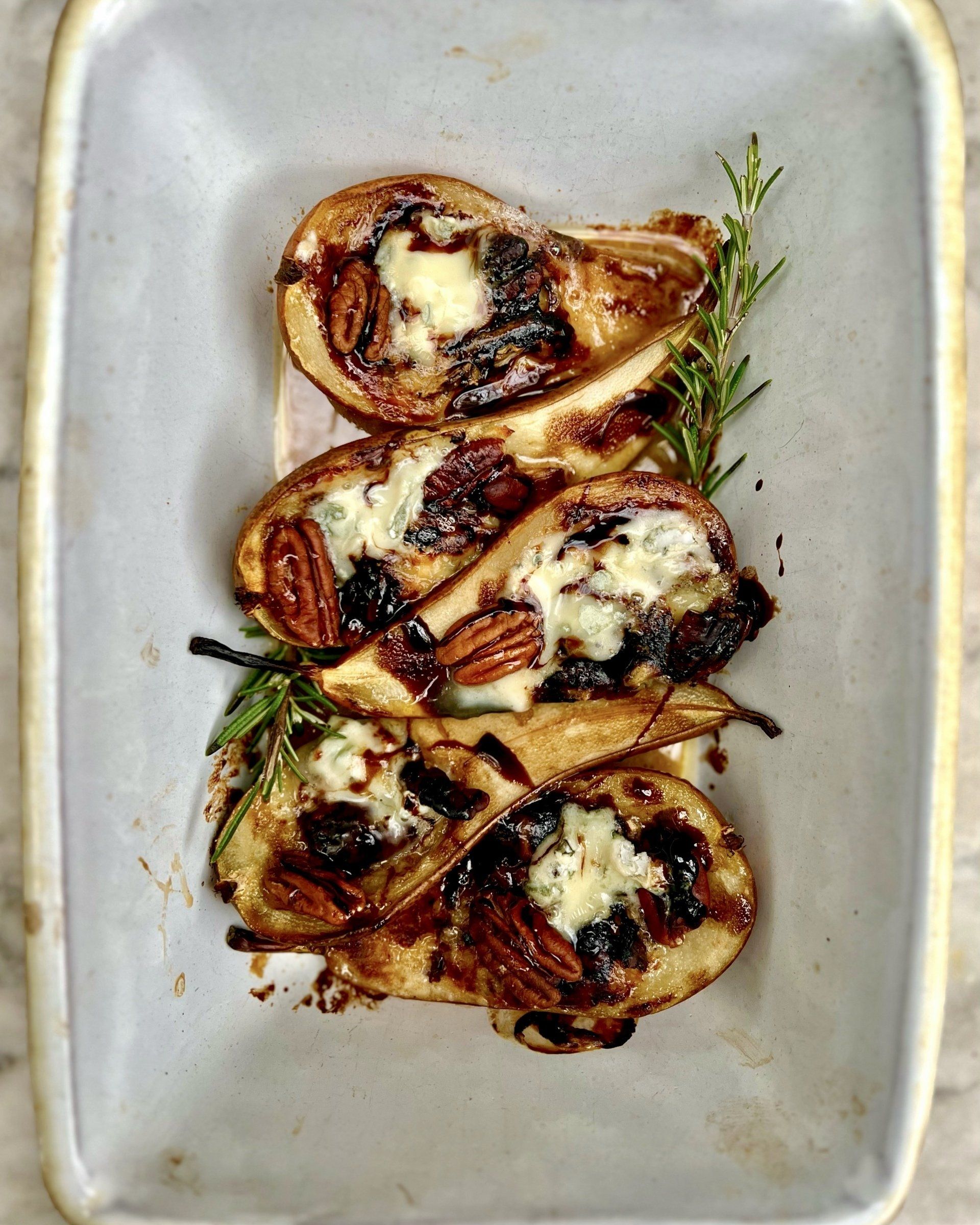 eteneteneten peren oven Gorgonzola