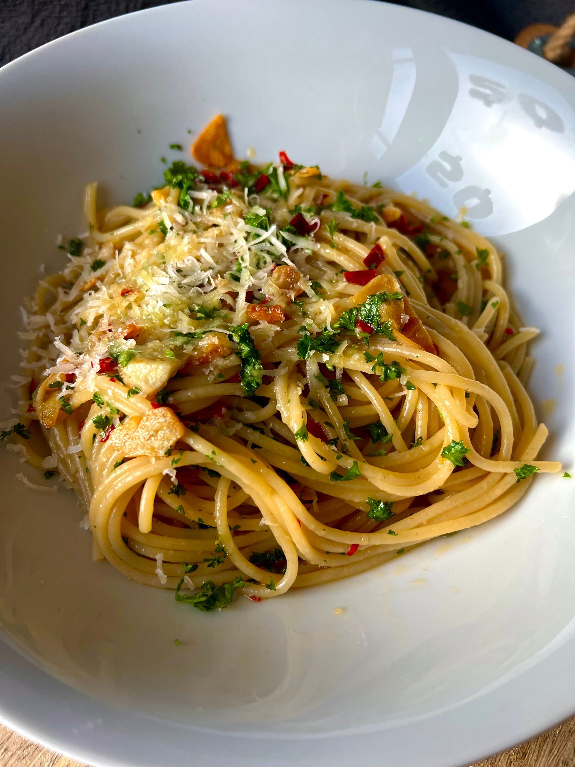 spaghetti aglio olio