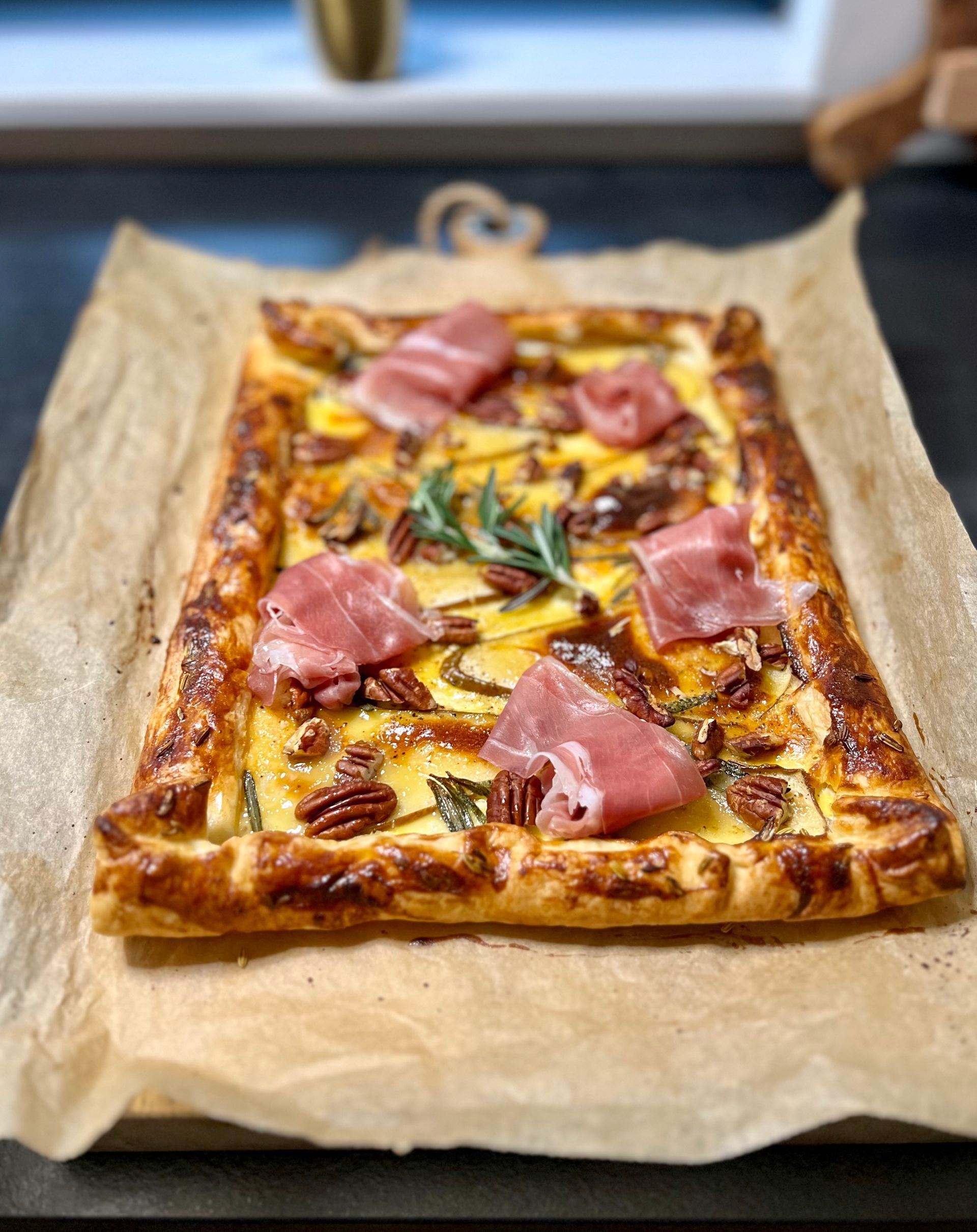 peer en ricotta taart