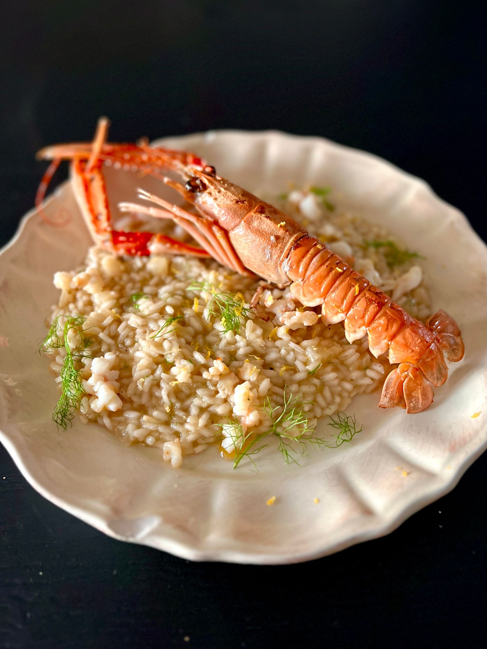 risotto langoustine