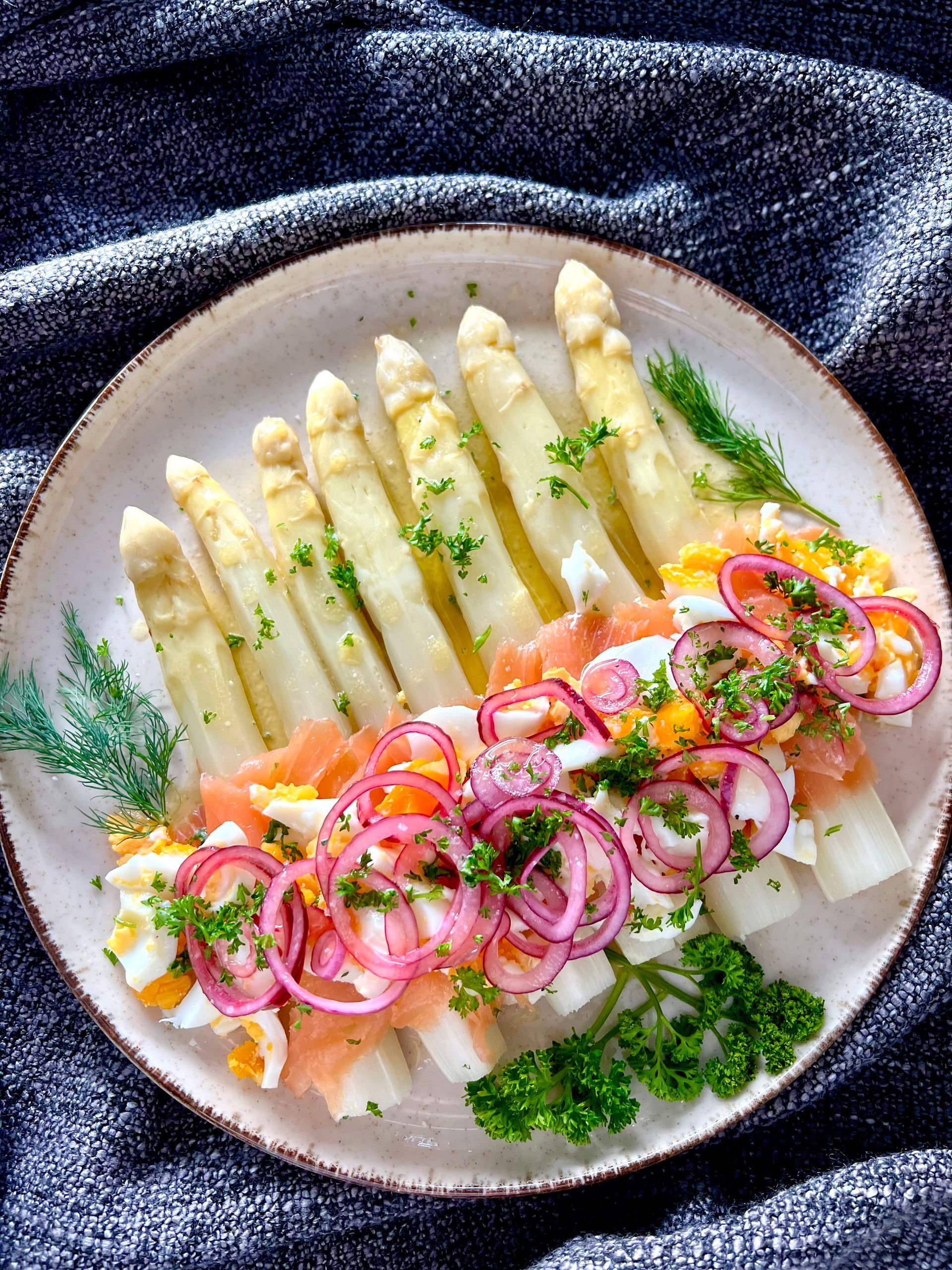 Frutti di mare e asparagi 