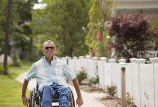 Man in a Wheelchair — Law Firm in Garland, TX