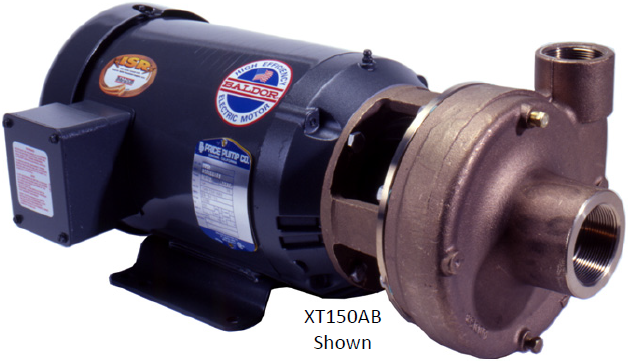 XT150 Series pump, water pump, chilled water pump, Price pump, Baldor motor