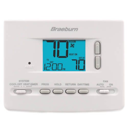 Braeburn 2220 thermostat, fan coil control, fan coil thermostat