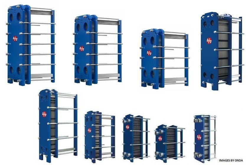 GASKETED PLATE EXCHANGERS, ONDA EXCHANGERS, CHILLER SYSTEM