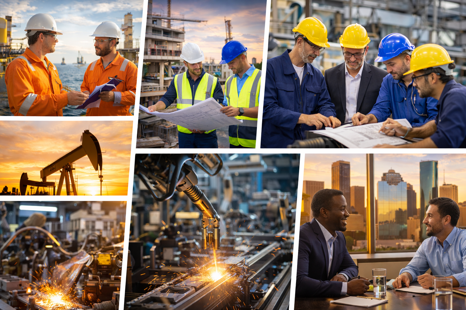 Represents Nine 22 Solutions can advise various industrial,  construction settings, including oil field, welding, and office.