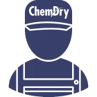 A dark blue icon of a worker wearing a cap with the 