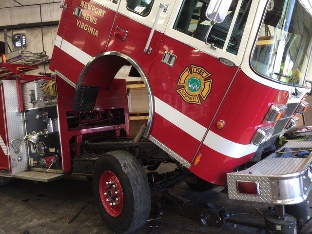 Steering Axle Fire Truck Repair - Chesapeake, VA - Spring Suspension & Alignment Services