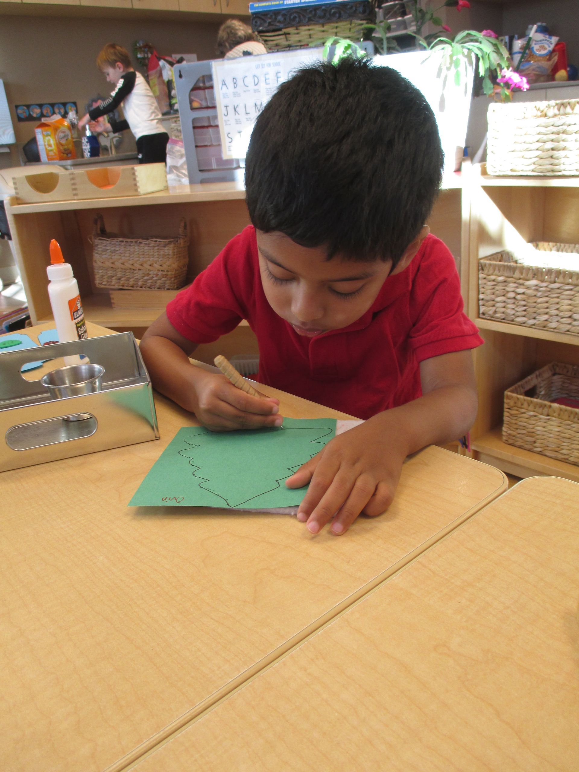 Kids Lined Up — School in Southwest Omaha, NE