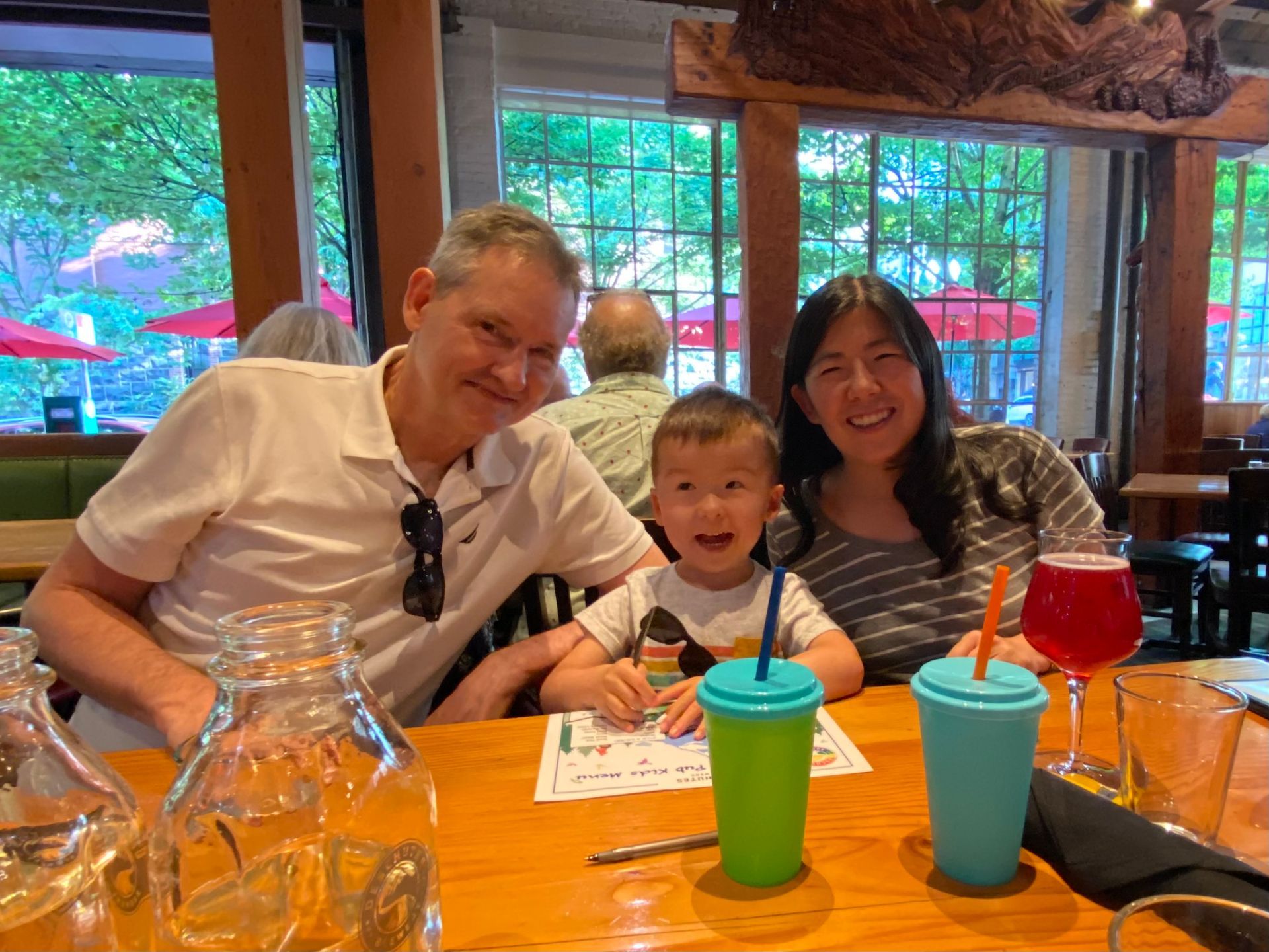 John, Linda and Alex photos