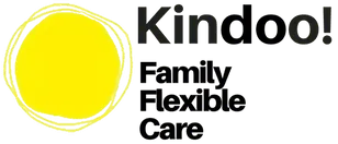 the kindoo logo with a yellow circle