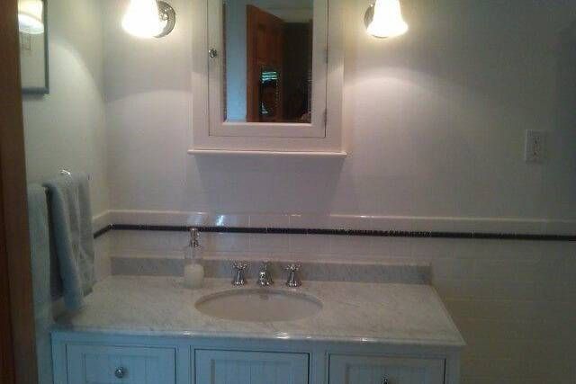 Bathroom remodeling project