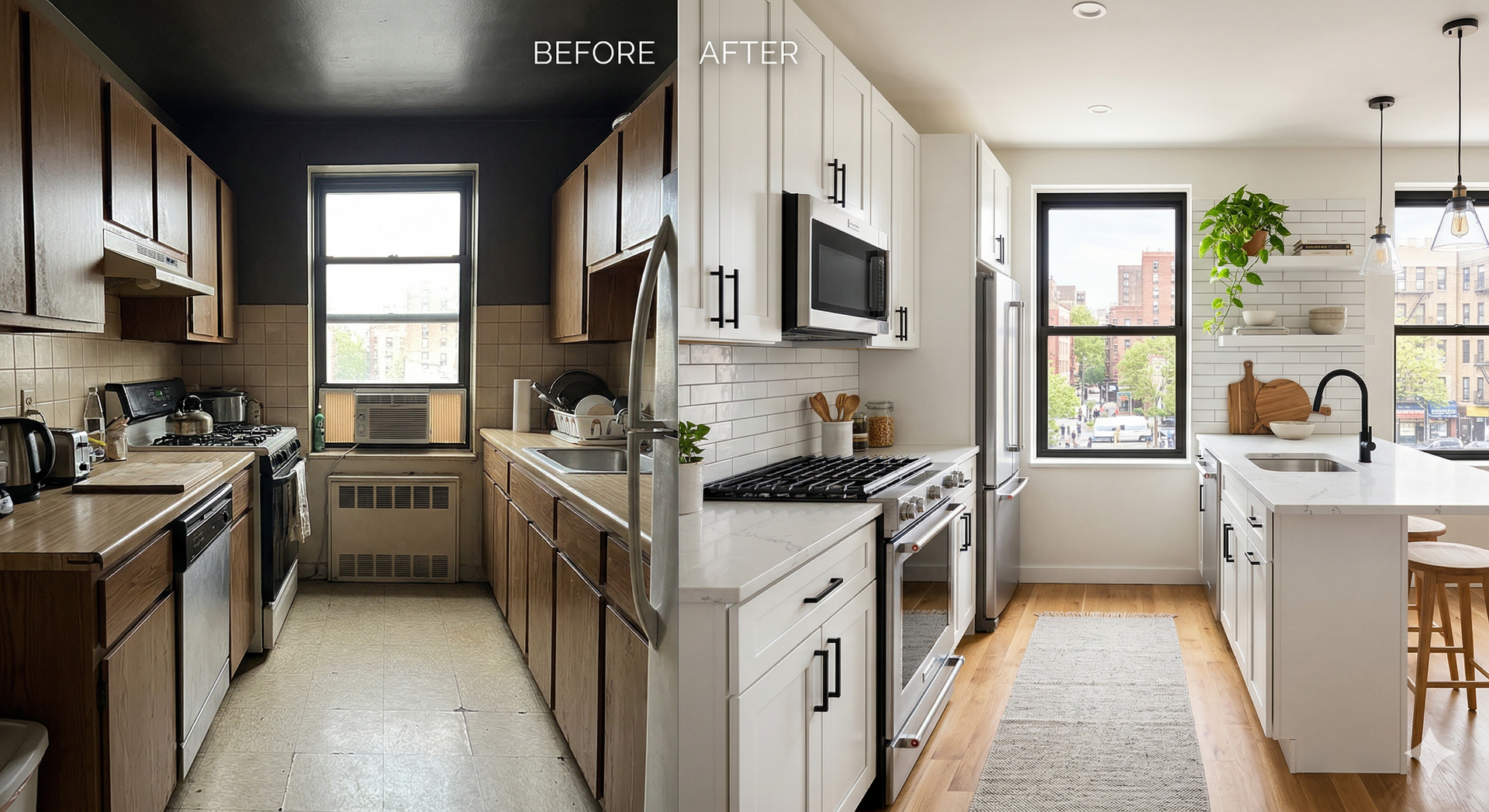 Kitchen remodeling by Champion Home Remodeling in the Bronx, NY