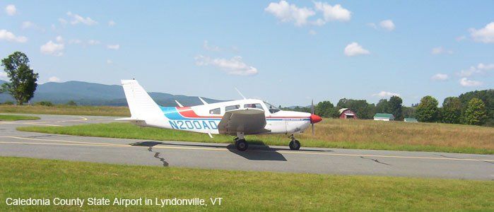 Caledonia County State Airport in Lyndonville, VT