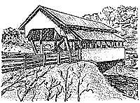 millers run covered bridge in lyndonville vermont