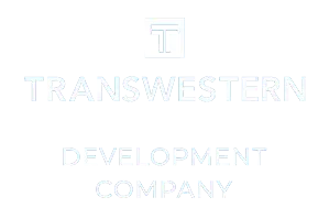 The transwestern development company logo is on a white background.