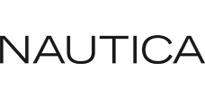 Nautica logo in black text on white background.